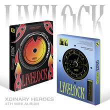 Load image into Gallery viewer, Xdinary-Heroes Mini Album Vol. 4 – Livelock (STANDARD Ver.) (Random)
