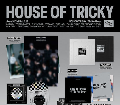 xikers Mini Album Vol. 3 – HOUSE OF TRICKY : Trial And Error (Random)