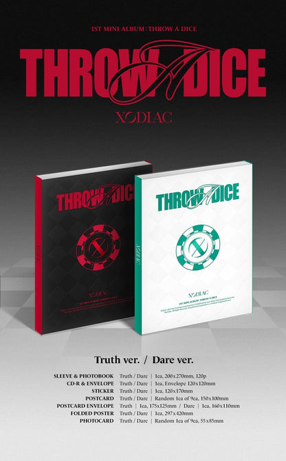XODIAC Mini Album Vol. 1 - THROW A DICE (Random)
