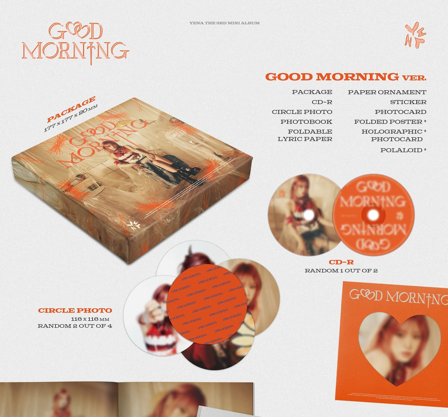 YENA Mini Album Vol. 3 – Good Morning (Random)