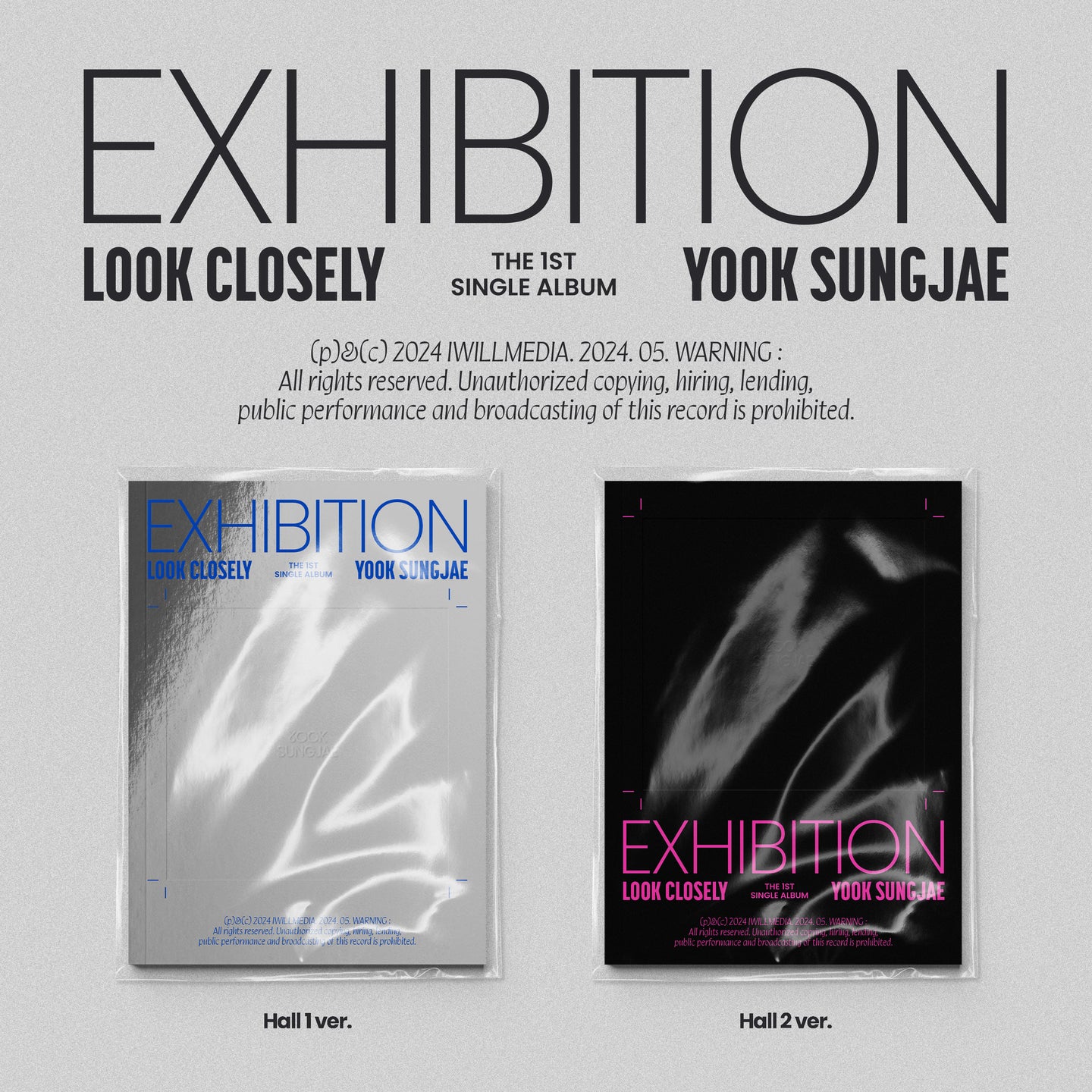 YOOK SUNG JAE﻿ THE 1ST SINGLE ALBUM – EXHIBITION Look Closely (Random)