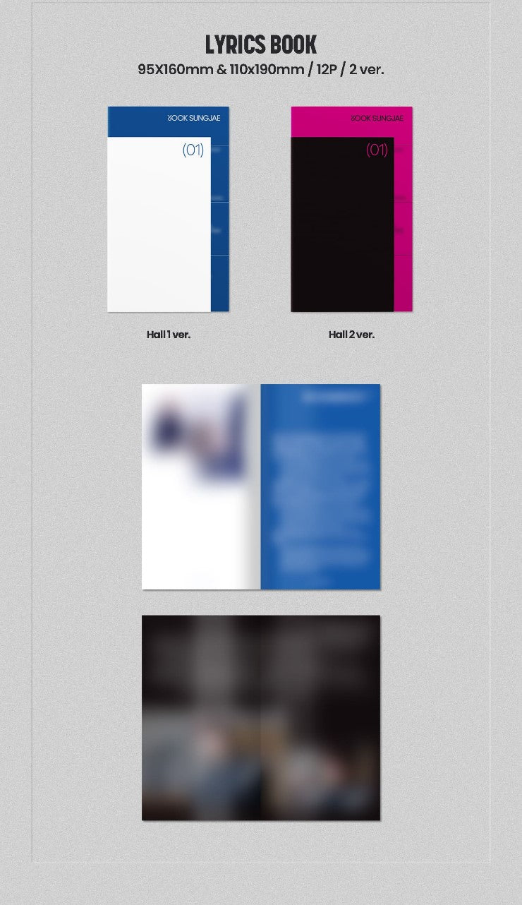 YOOK SUNG JAE﻿ THE 1ST SINGLE ALBUM – EXHIBITION Look Closely (Random)
