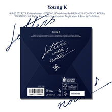 Load image into Gallery viewer, Young K – Letters with notes (Digipack Ver.)

