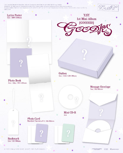 PRE-ORDER: Y:SY 1st Mini Album - GOODIES