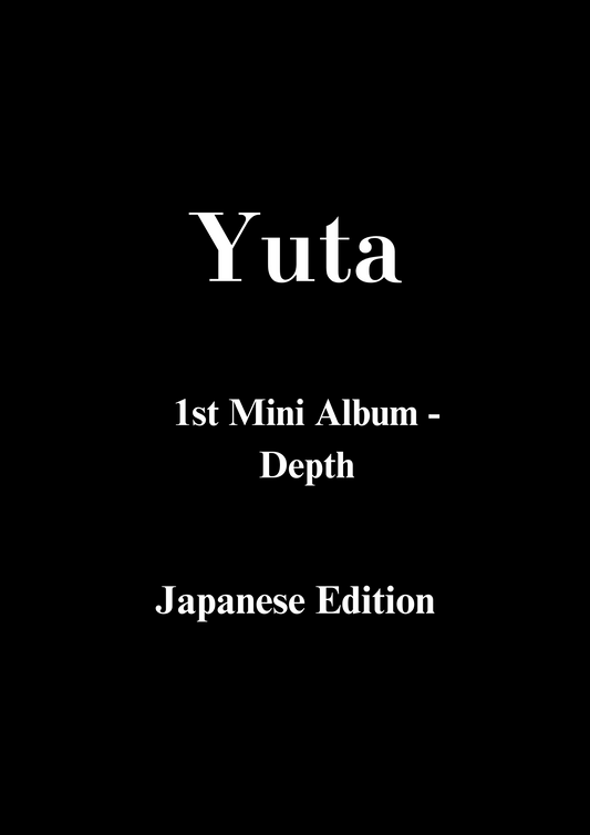 PRE-ORDER: YUTA (NCT) 1st Album - Depth (Japanese Edition)