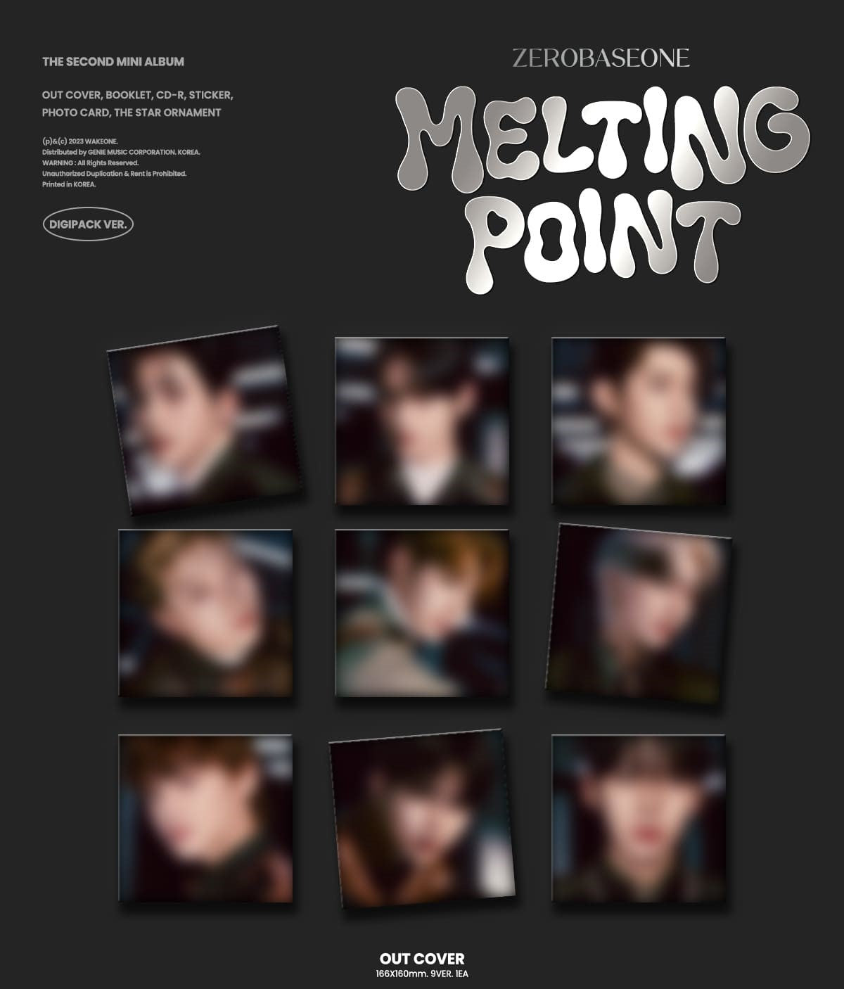 ZEROBASEONE Mini Album Vol. 2 – MELTING POINT (DIGIPACK Ver.) (Random)