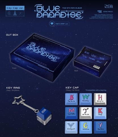 ZEROBASEONE The 5th Mini Album – BLUE PARADISE (Key Cap Ver.)