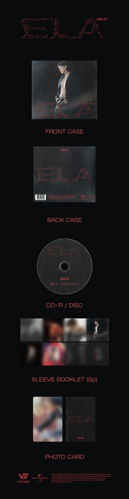 PRE-ORDER: ZELO (B.A.P) Single Album - ELA