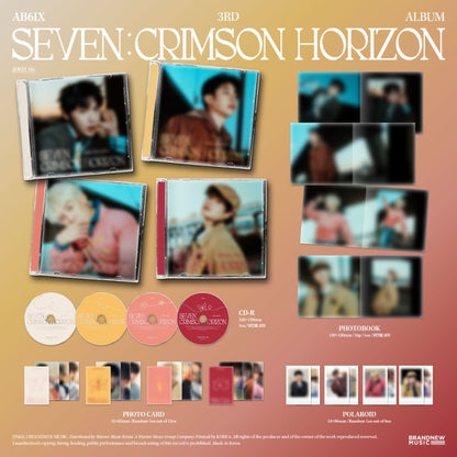 AB6IX 3rd Album - SEVEN : CRIMSON HORIZON (Jewel Ver.) (Random)