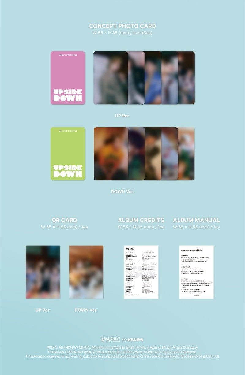 AB6IX 10TH EP – UPSIDE DOWN (kiwee Ver.) (Random)