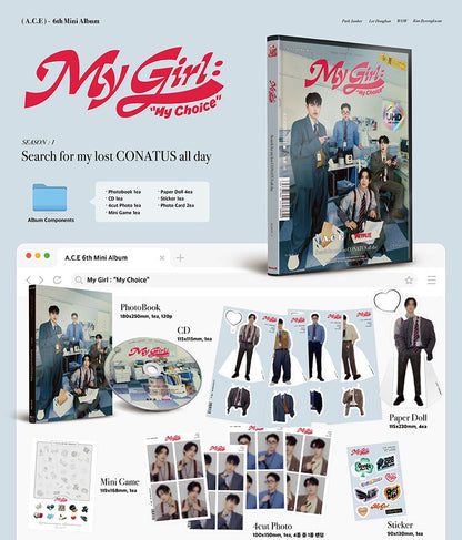 A.C.E 6th Mini Album – My Girl : “My Choice”