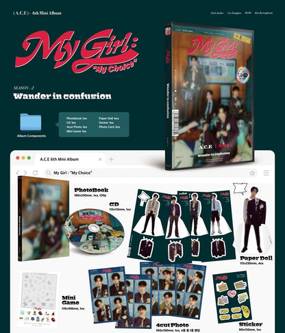 A.C.E 6th Mini Album – My Girl : “My Choice”