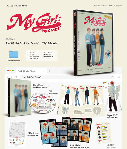 A.C.E 6th Mini Album – My Girl : “My Choice”