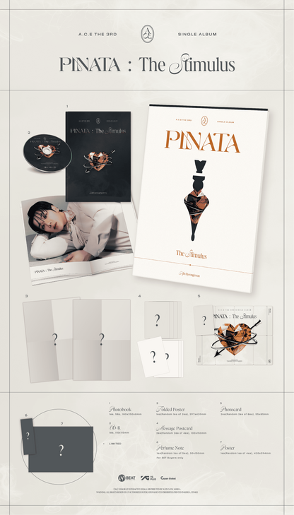 A.C.E 3rd Single Album – PINATA (Random)