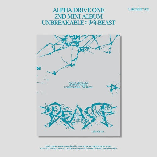 PRE-ORDER: ALPHA DRIVE ONE The 2nd Mini Album - UNBREAKABLE : 少年BEAST (Calendar Ver.)