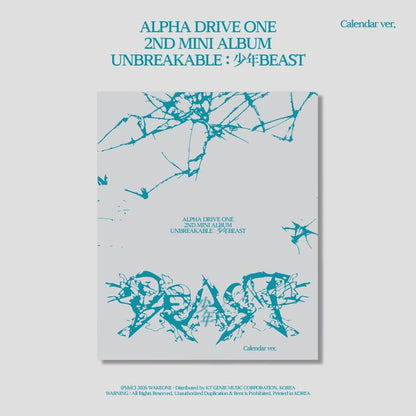 ALPHA DRIVE ONE The 2nd Mini Album - UNBREAKABLE : 少年BEAST (Calendar Ver.)