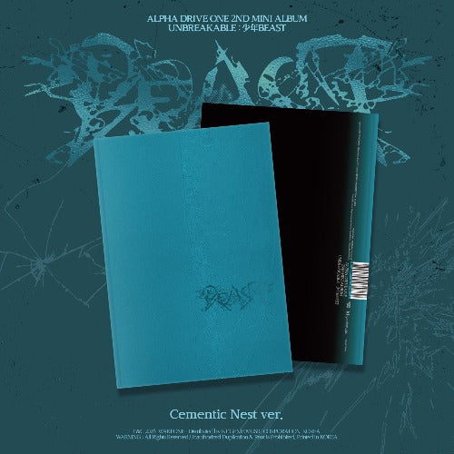 PRE-ORDER: ALPHA DRIVE ONE The 2nd Mini Album - UNBREAKABLE : 少年BEAST (Cementic Nest Ver.)