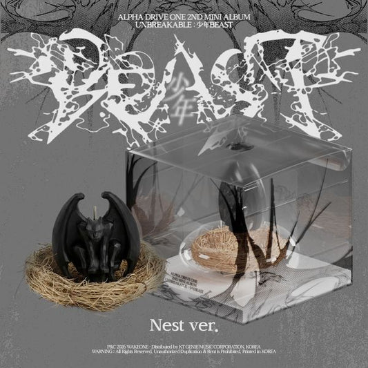 PRE-ORDER: ALPHA DRIVE ONE The 2nd Mini Album - UNBREAKABLE : 少年BEAST (Nest Ver.) (Limited Edition)