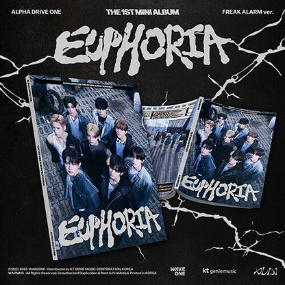 ALPHA DRIVE ONE The 1st Mini Album - EUPHORIA (FREAK ALARM Ver.)