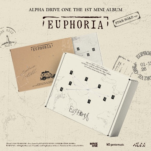 ALPHA DRIVE ONE The 1st Mini Album - EUPHORIA (STAR ROAD Ver.)