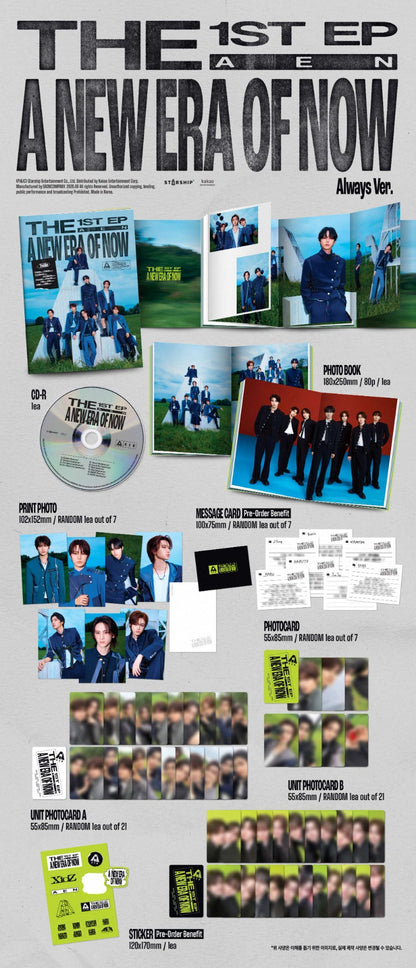 AEN The 1st EP Album - A NEW ERA OF NOW (Always Ver.)