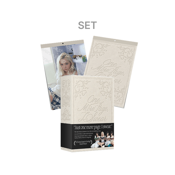 PRE-ORDER: aespa 2027 Season’s Greetings - Just One More Page, I Swear