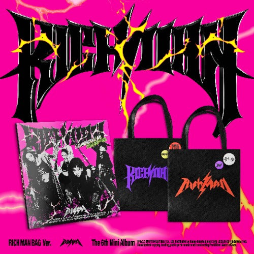 PRE-ORDER: aespa The 6th Mini Album – Rich Man (RICH MAN BAG Ver.) (Random) (Limited)