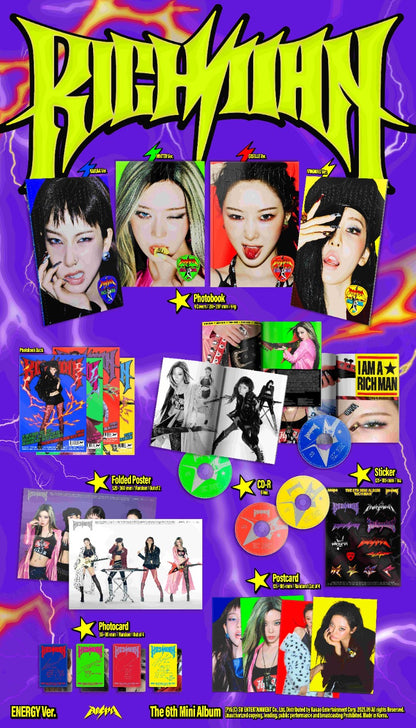 aespa The 6th Mini Album – Rich Man (ENERGY Ver.) (Random)