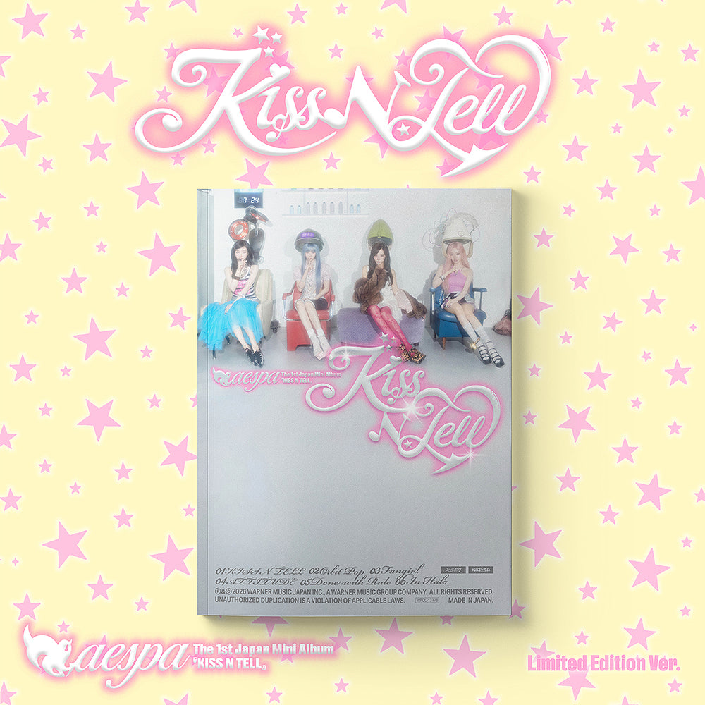 PRE-ORDER: aespa 1st Mini Album - KISS N TELL [Japanese Edition]