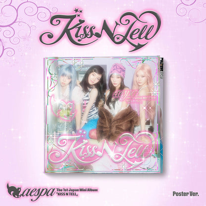 PRE-ORDER: aespa 1st Mini Album - KISS N TELL [Japanese Edition]