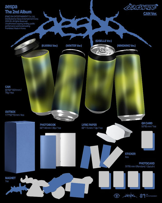 PRE-ORDER: aespa The 2nd Album - LEMONADE (CAN Ver.) (Random)