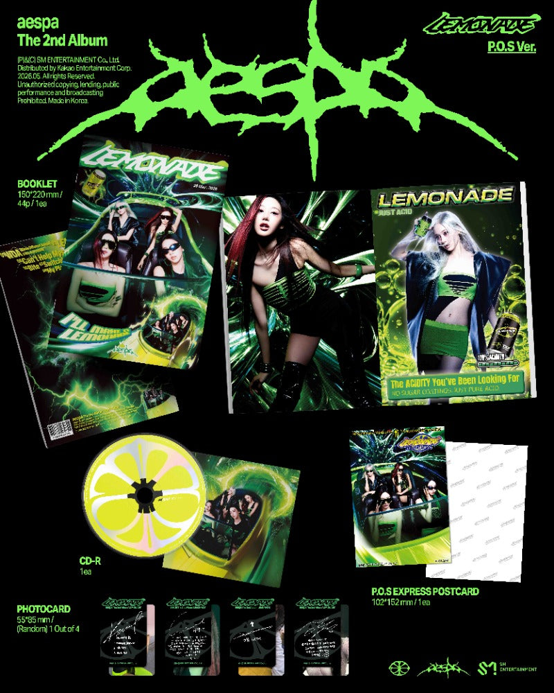 aespa The 2nd Album - LEMONADE (P.O.S Ver.)
