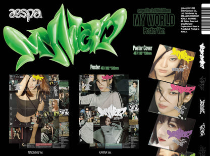 [PRE-OWNED] aespa Mini Album Vol. 3 - MY WORLD (Poster Ver.)