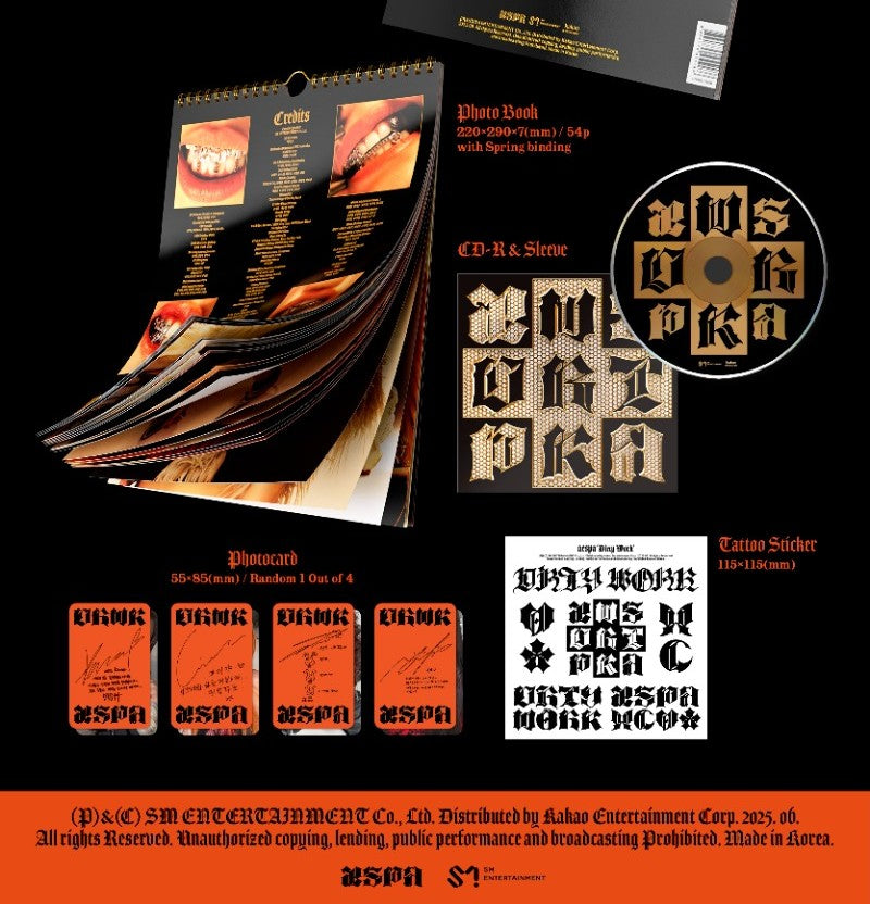 aespa Single Album – Dirty Work (Dirty Worker Ver.)