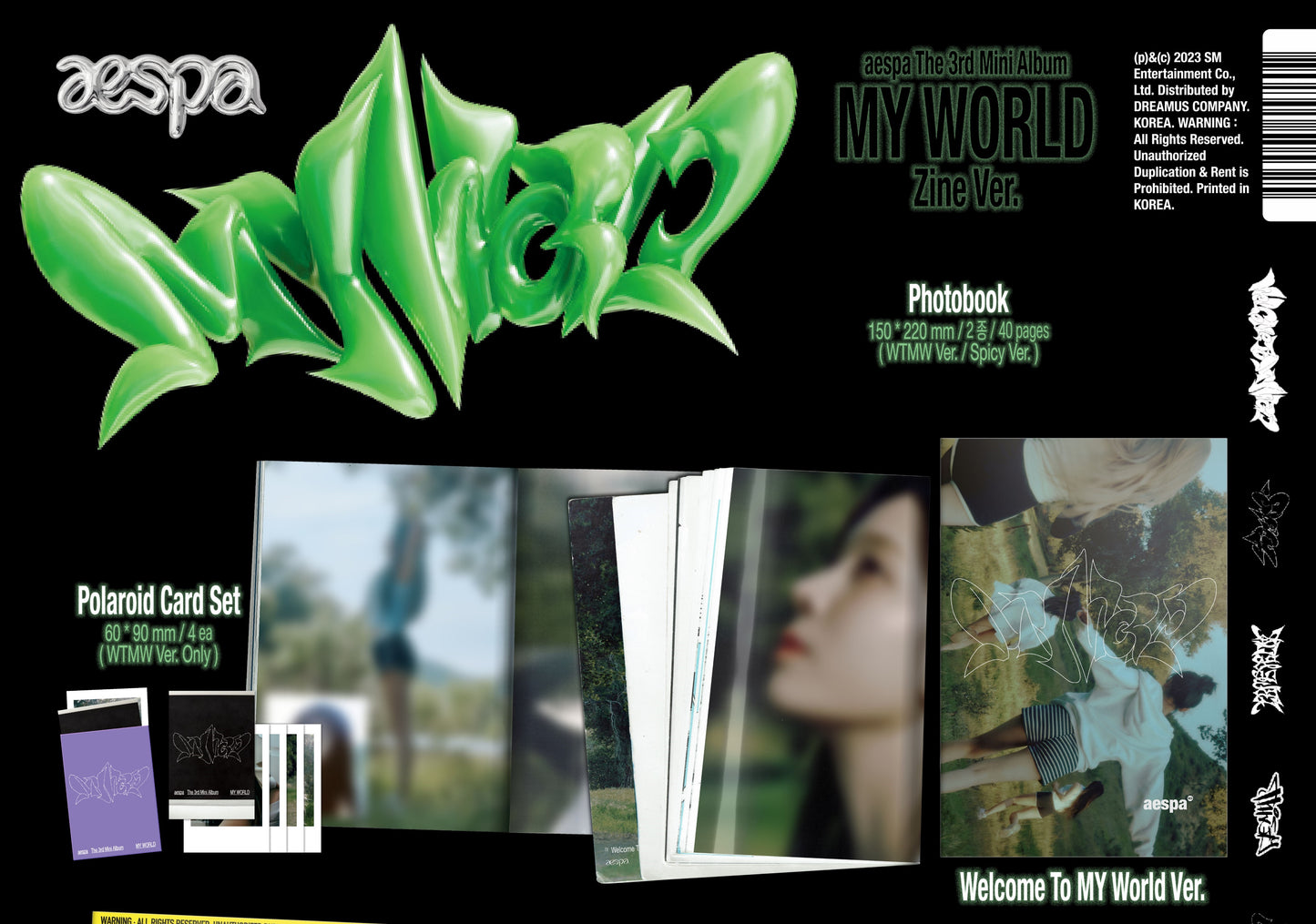 [PRE-OWNED] aespa Mini Album Vol. 3 - MY WORLD (Zine Ver.)