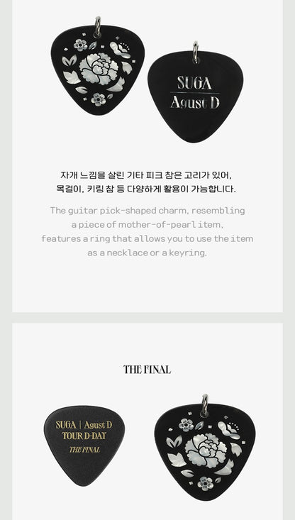 Agust D (SUGA) – TOUR [D-DAY THE FINAL] Guitar Pick Set