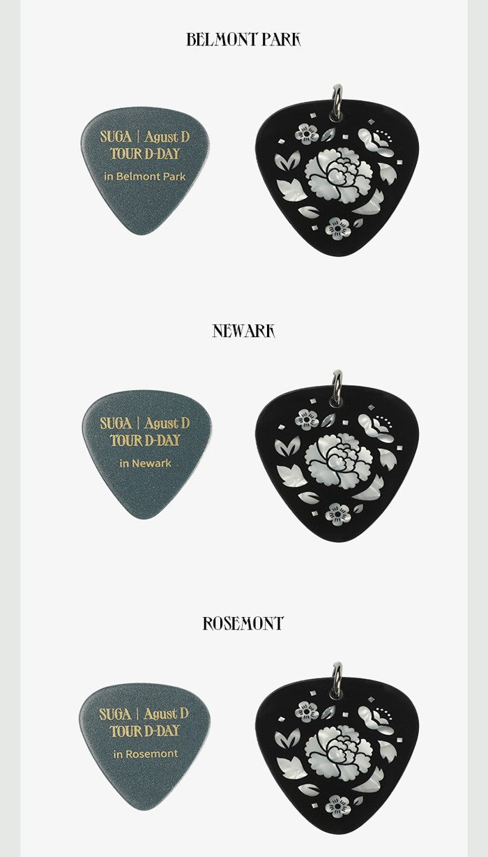 Agust D (SUGA) – TOUR [D-DAY THE FINAL] Guitar Pick Set – K-Pop