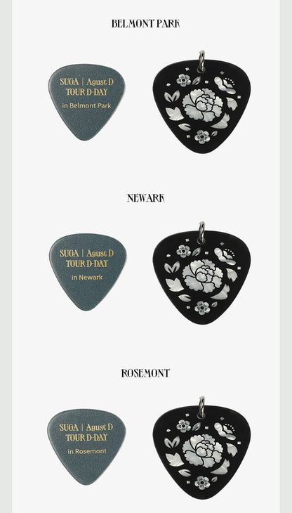 Agust D (SUGA) – TOUR [D-DAY THE FINAL] Guitar Pick Set
