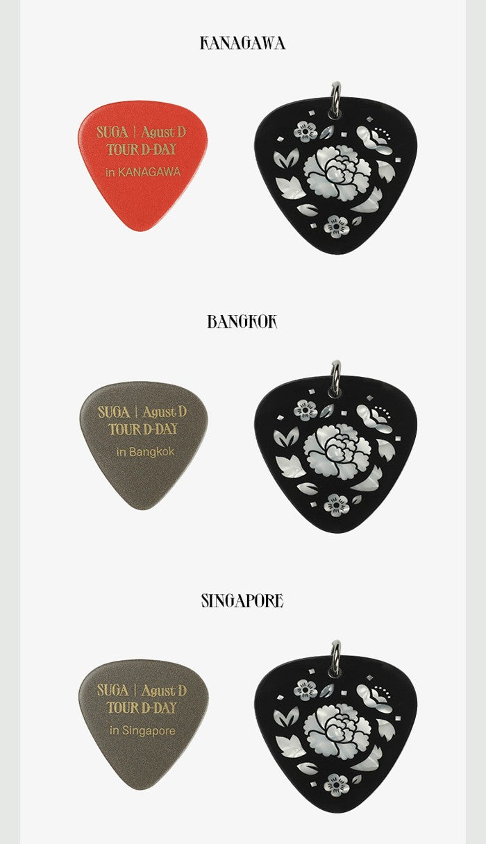 Agust D (SUGA) – TOUR [D-DAY THE FINAL] Guitar Pick Set – K-Pop