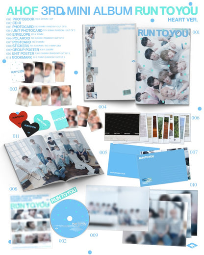PRE-ORDER: AHOF The 3rd Mini Album - RUN TO YOU (Photobook Ver.)