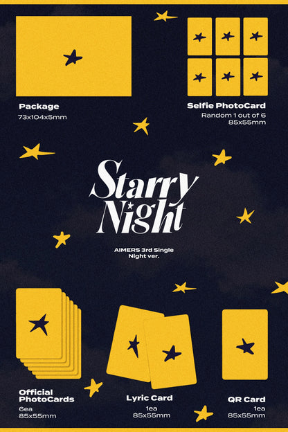 AIMERS 3rd Single Album – Starry Night (Random)