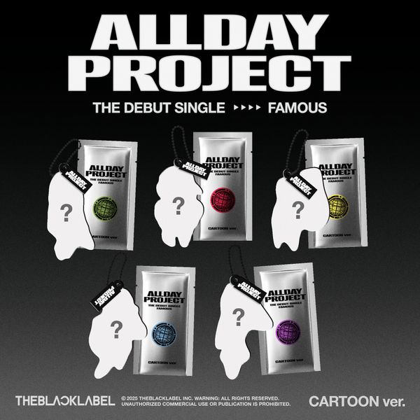 ALLDAY PROJECT The Debut Single – FAMOUS (CARTOON Ver.) (Random)