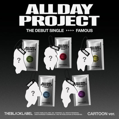 ALLDAY PROJECT The Debut Single – FAMOUS (CARTOON Ver.) (Random)