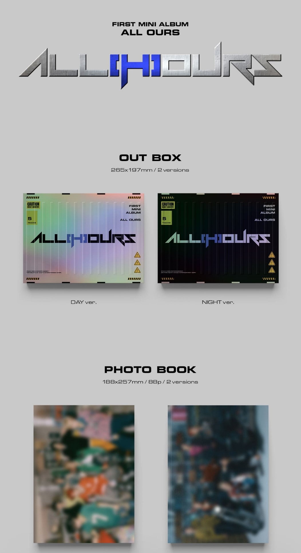 ALL(H)OURS 1st Mini Album – ALL OURS (Random)