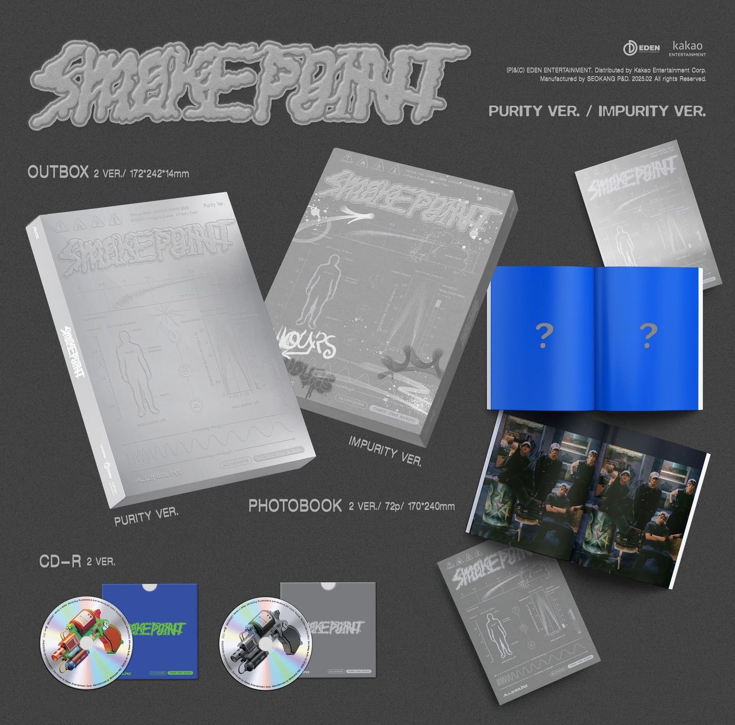 ALL(H)OURS 3rd Mini Album – SMOKE POINT (Random)