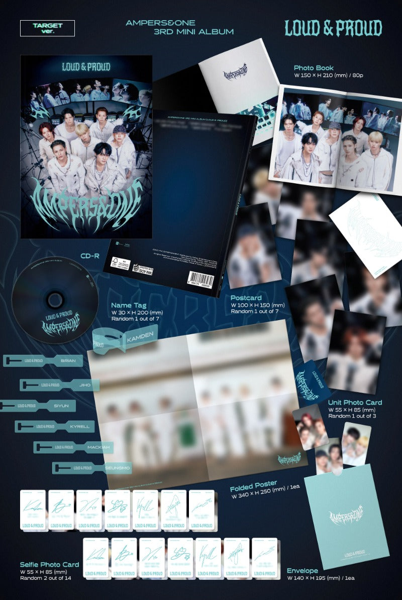 AMPERS&ONE 3rd Mini Album – LOUD & PROUD (Random)