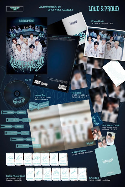 AMPERS&ONE 3rd Mini Album – LOUD & PROUD (Random)