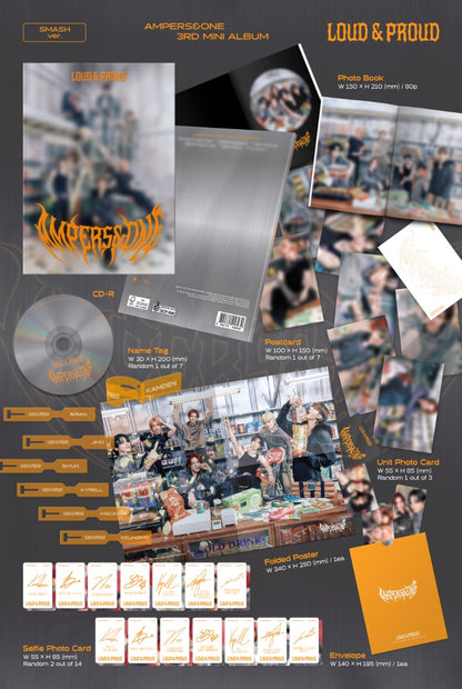 AMPERS&ONE 3rd Mini Album – LOUD & PROUD (Random)
