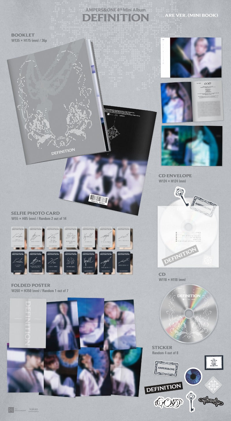 PRE-ORDER: AMPERS&ONE 4th Mini Album - DEFINITION (ARE Ver.)