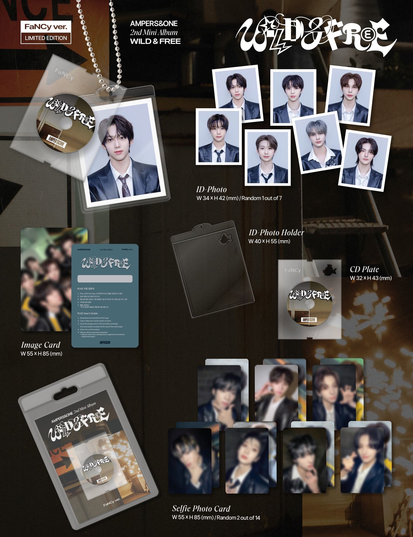 AMPERS&ONE 2nd Mini Album – WILD & FREE (FaNCy Ver.) (LIMITED EDITION)
